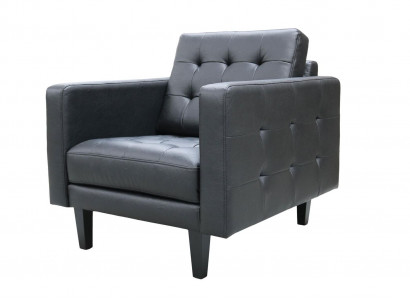 Armchair Club Lounge Designer Recliner Sofa 1-Seater TV Leather